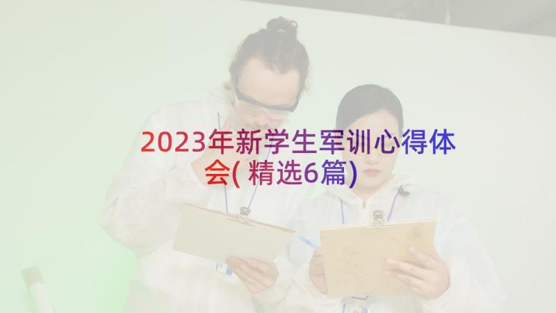 2023年新学生军训心得体会(精选6篇)