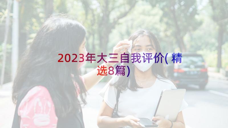 2023年大三自我评价(精选8篇)