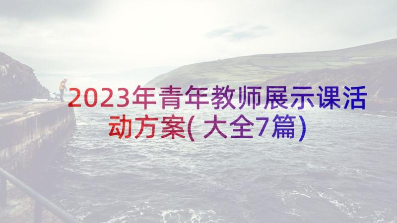 2023年青年教师展示课活动方案(大全7篇)