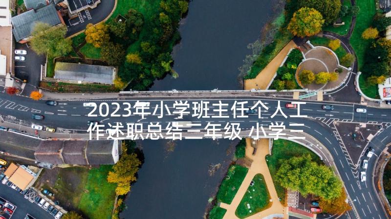 2023年小学班主任个人工作述职总结三年级 小学三年级班主任工作总结个人(优质5篇)