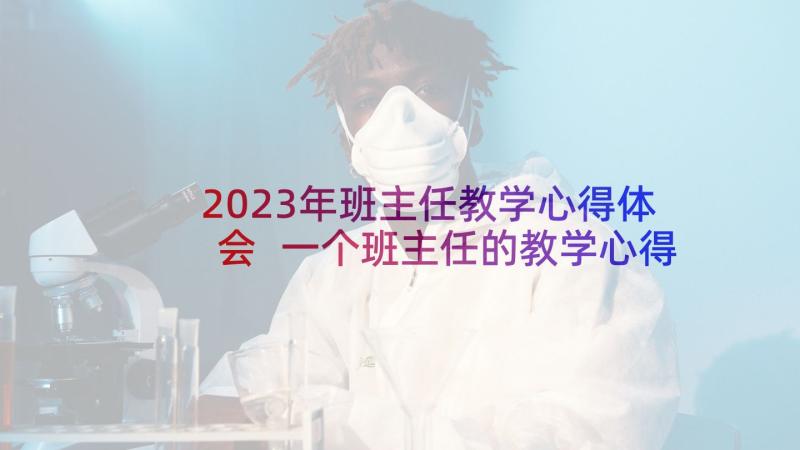 2023年班主任教学心得体会 一个班主任的教学心得体会(优质10篇)