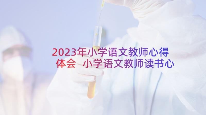 2023年小学语文教师心得体会 小学语文教师读书心得(模板8篇)