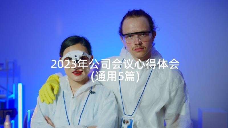 2023年公司会议心得体会(通用5篇)