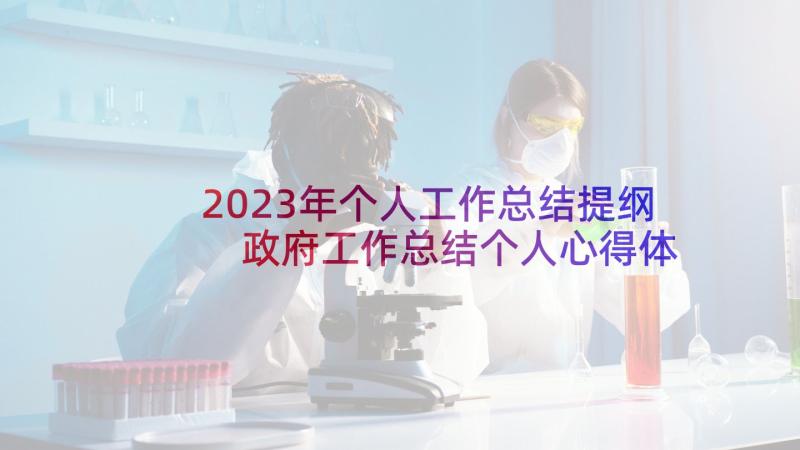 2023年个人工作总结提纲 政府工作总结个人心得体会(汇总6篇)