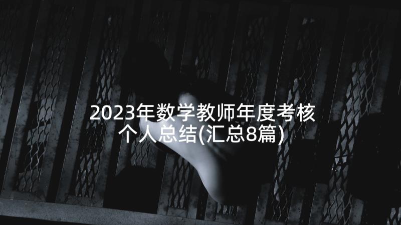 2023年数学教师年度考核个人总结(汇总8篇)