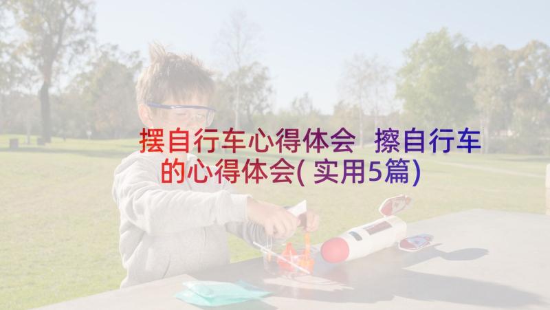 摆自行车心得体会 擦自行车的心得体会(实用5篇)