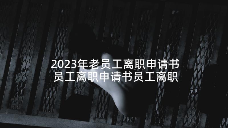 2023年老员工离职申请书 员工离职申请书员工离职申请书(模板10篇)