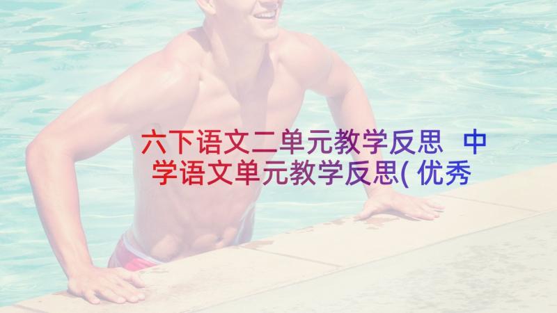 六下语文二单元教学反思 中学语文单元教学反思(优秀5篇)