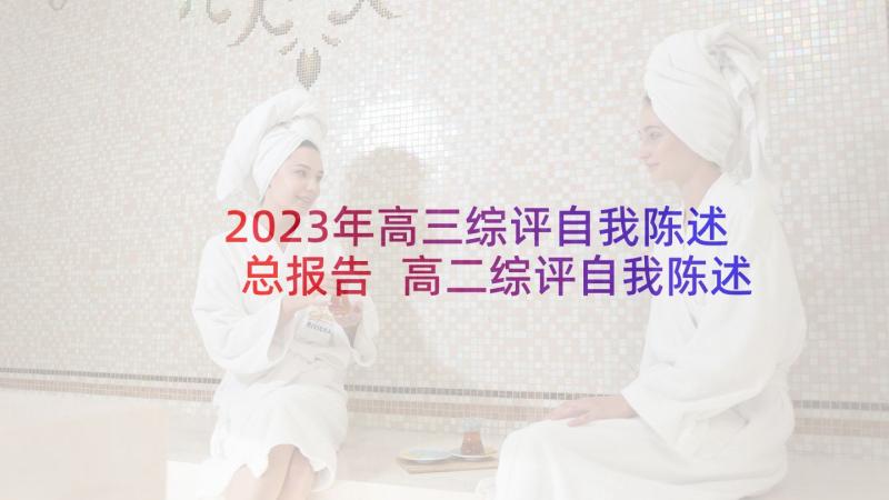 2023年高三综评自我陈述总报告 高二综评自我陈述报告(通用10篇)