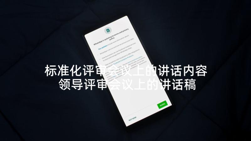 标准化评审会议上的讲话内容 领导评审会议上的讲话稿(实用5篇)