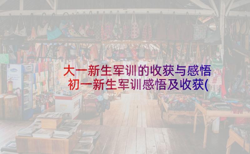大一新生军训的收获与感悟 初一新生军训感悟及收获(汇总9篇)