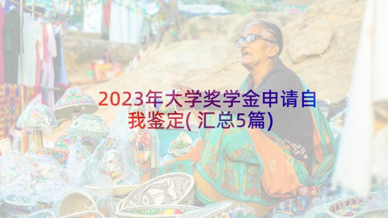 2023年大学奖学金申请自我鉴定(汇总5篇)