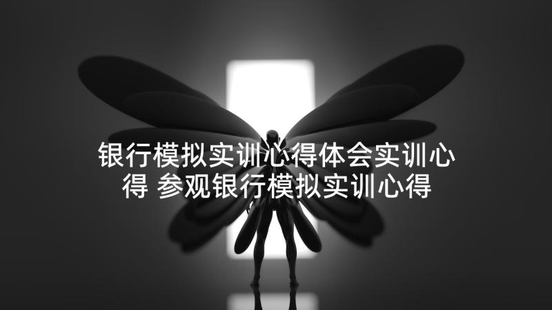 银行模拟实训心得体会实训心得 参观银行模拟实训心得体会(大全5篇)