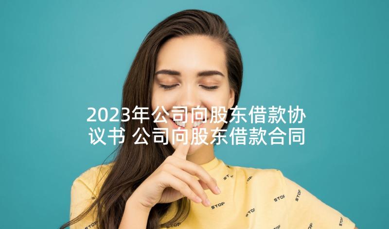 2023年公司向股东借款协议书 公司向股东借款合同(汇总5篇)