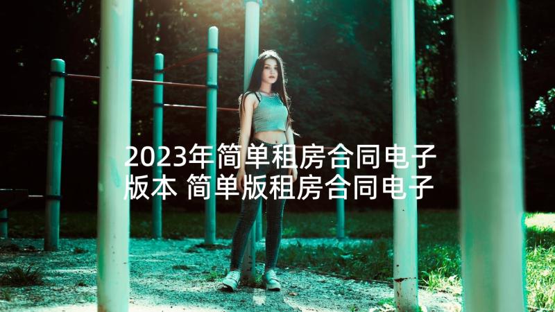 2023年简单租房合同电子版本 简单版租房合同电子版(优秀5篇)