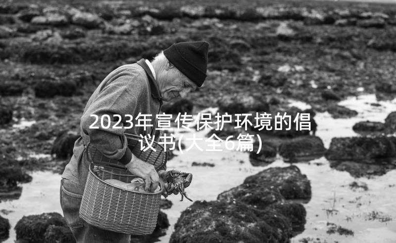 2023年宣传保护环境的倡议书(大全6篇)