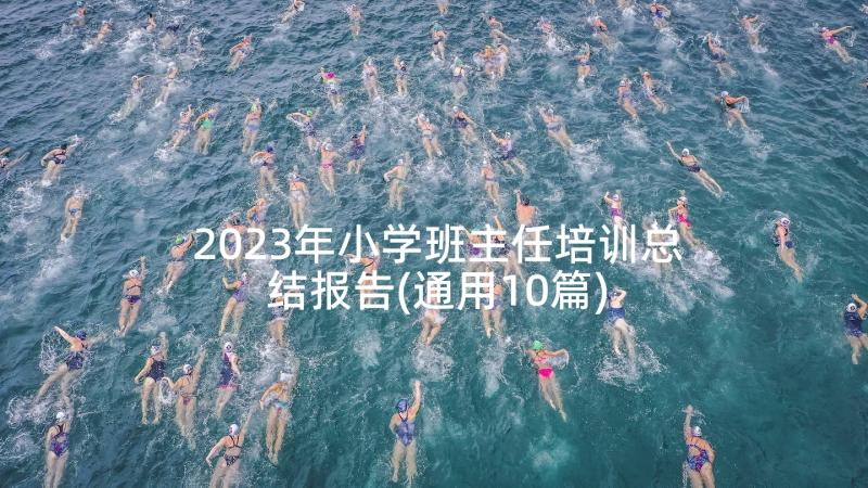 2023年小学班主任培训总结报告(通用10篇)