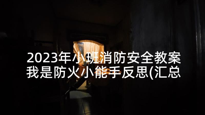 2023年小班消防安全教案我是防火小能手反思(汇总5篇)