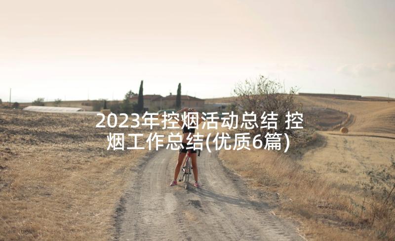 2023年控烟活动总结 控烟工作总结(优质6篇)