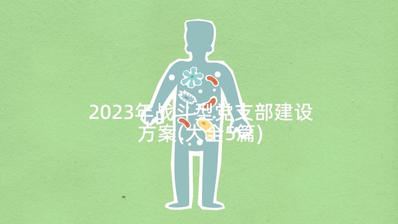 2023年战斗型党支部建设方案(大全5篇)