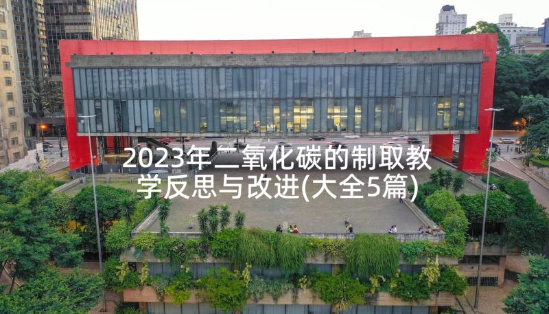 2023年二氧化碳的制取教学反思与改进(大全5篇)