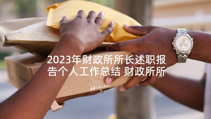 2023年财政所所长述职报告个人工作总结 财政所所长述职报告个人(实用5篇)