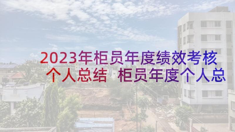 2023年柜员年度绩效考核个人总结 柜员年度个人总结(实用5篇)