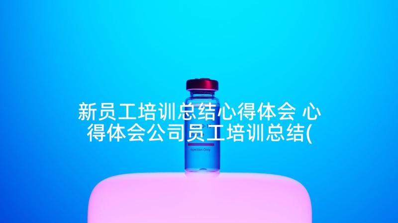 新员工培训总结心得体会 心得体会公司员工培训总结(汇总6篇)