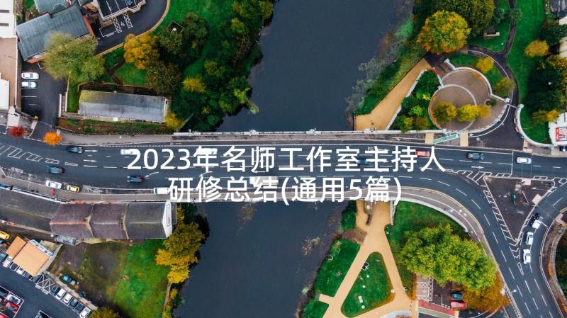 2023年名师工作室主持人研修总结(通用5篇)