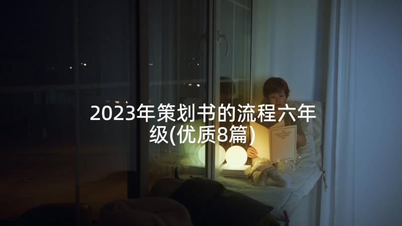 2023年策划书的流程六年级(优质8篇)