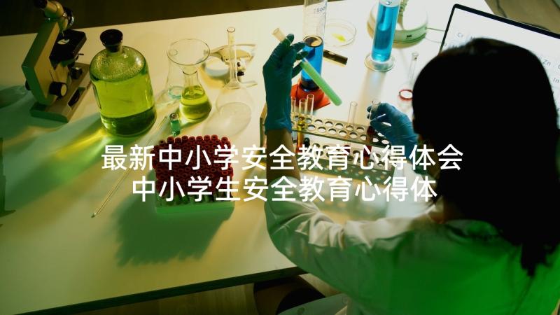 最新中小学安全教育心得体会 中小学生安全教育心得体会(优质8篇)