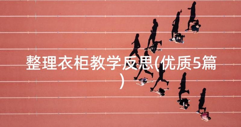 整理衣柜教学反思(优质5篇)