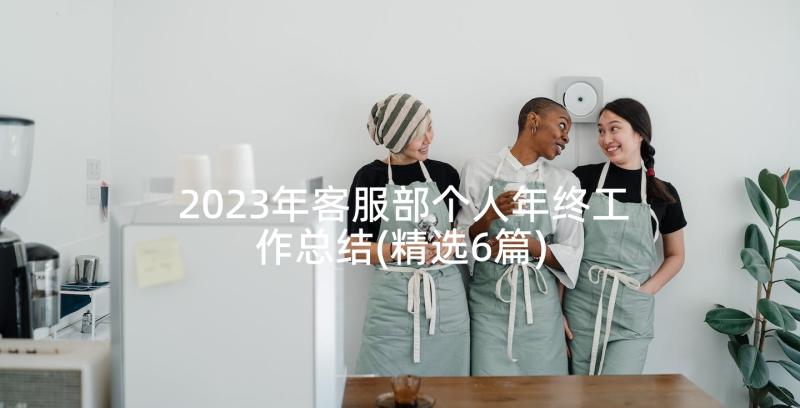 2023年客服部个人年终工作总结(精选6篇)