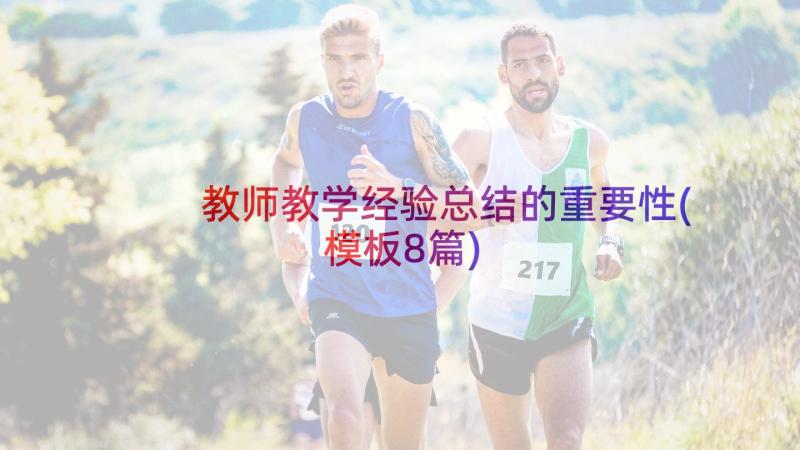 教师教学经验总结的重要性(模板8篇)