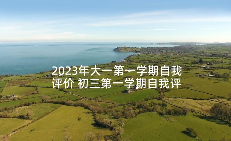 2023年大一第一学期自我评价 初三第一学期自我评价(精选10篇)