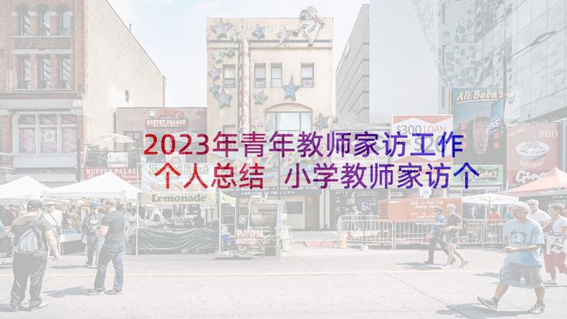 2023年青年教师家访工作个人总结 小学教师家访个人工作总结(通用10篇)