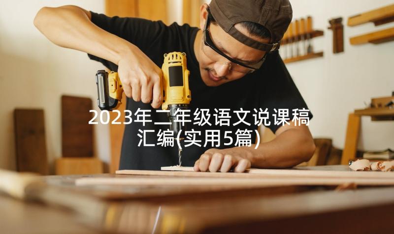 2023年二年级语文说课稿汇编(实用5篇)