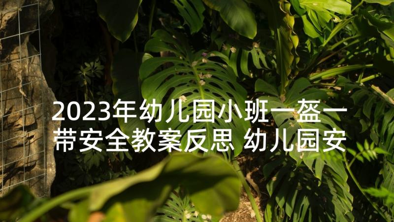 2023年幼儿园小班一盔一带安全教案反思 幼儿园安全教案一盔一带(优质5篇)