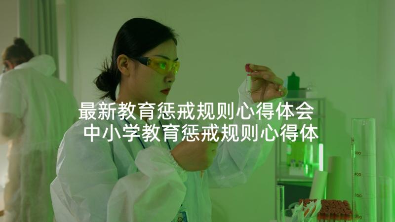 最新教育惩戒规则心得体会 中小学教育惩戒规则心得体会(优质9篇)