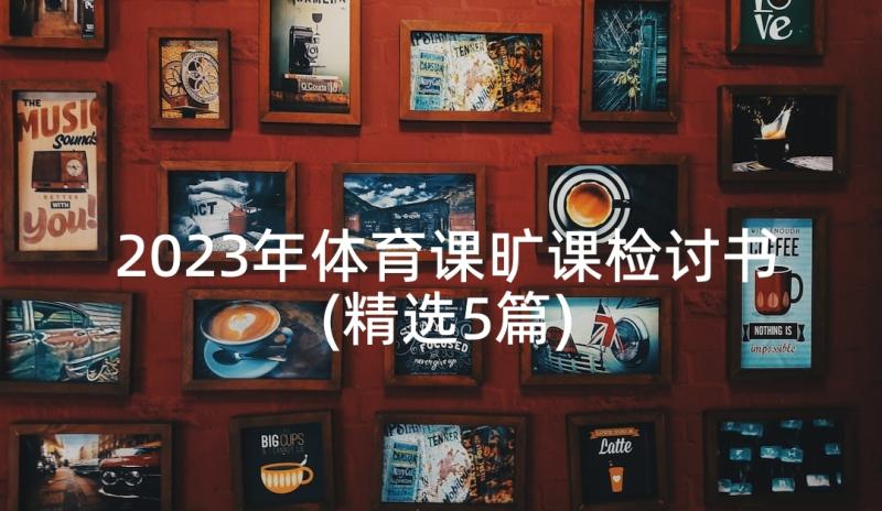 2023年体育课旷课检讨书(精选5篇)