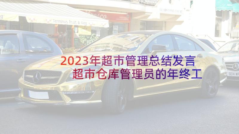 2023年超市管理总结发言 超市仓库管理员的年终工作总结(通用5篇)