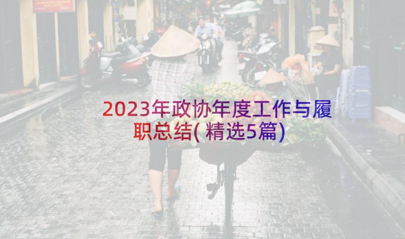 2023年政协年度工作与履职总结(精选5篇)