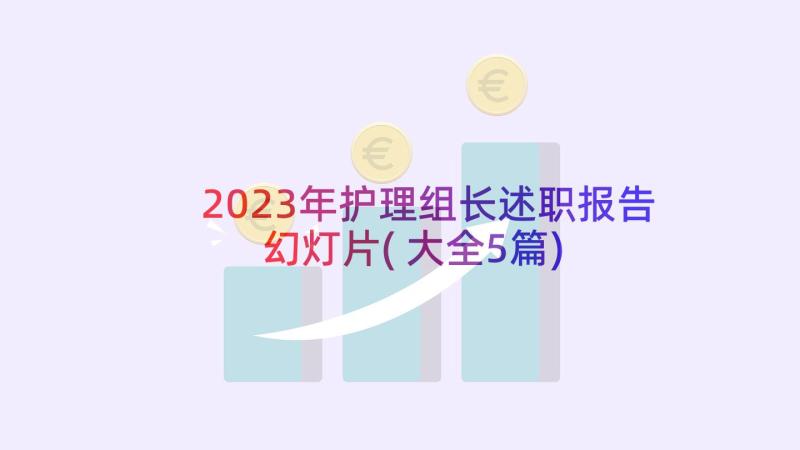 2023年护理组长述职报告幻灯片(大全5篇)