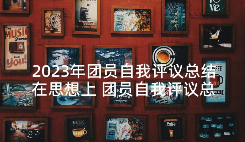 2023年团员自我评议总结在思想上 团员自我评议总结(大全9篇)