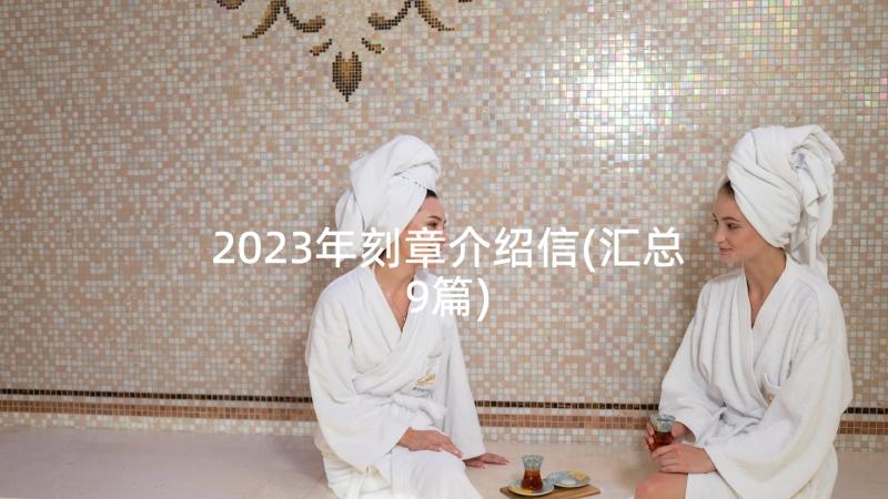 2023年刻章介绍信(汇总9篇)