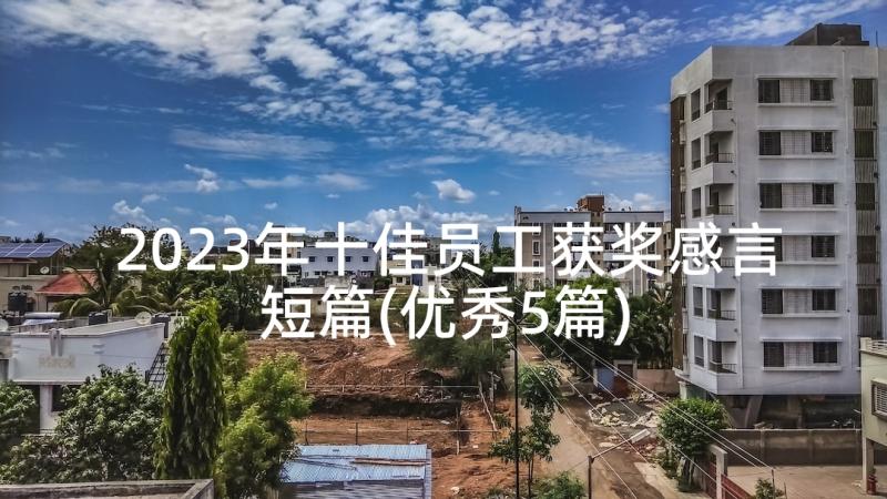 2023年十佳员工获奖感言短篇(优秀5篇)