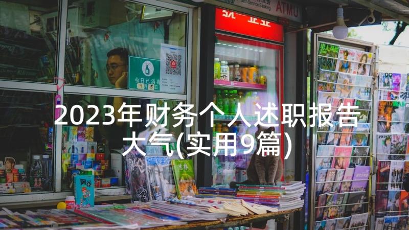 2023年财务个人述职报告大气(实用9篇)