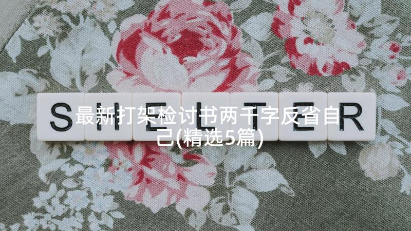 最新打架检讨书两千字反省自己(精选5篇)