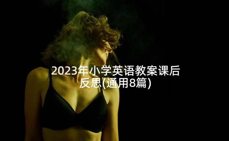 2023年小学英语教案课后反思(通用8篇)