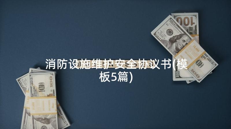 消防设施维护安全协议书(模板5篇)